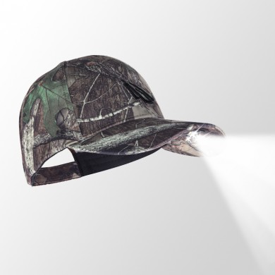 POWERCAP Camouflage Rechargeable  LED Camping Cap